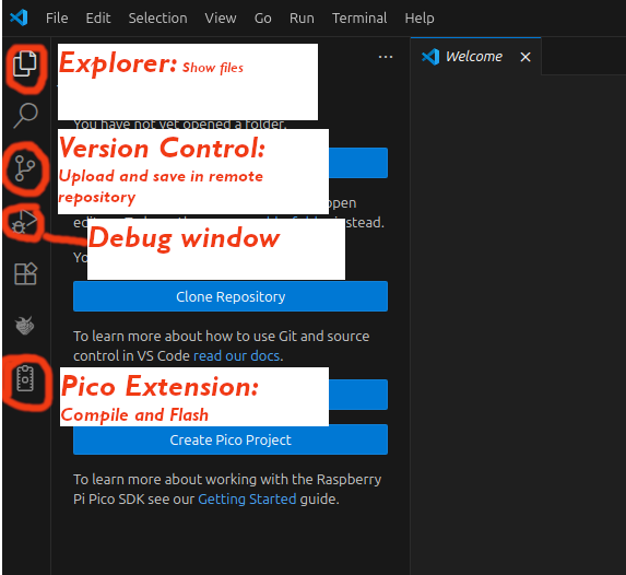 "VSCode Welcome Screen"