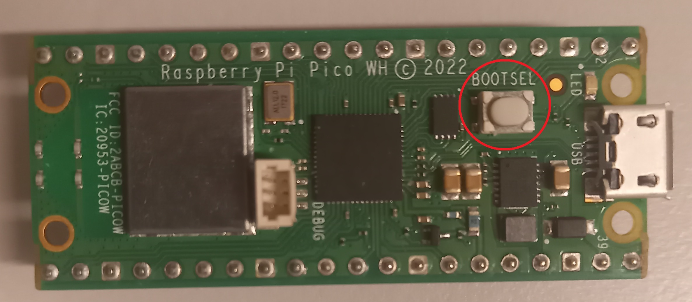 "Pico BOOTSEL-button"