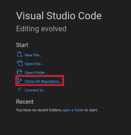 "Clone GitHub repository from VSCode"