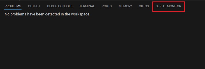 "VSCode serial monitor"