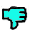Thumb down selected